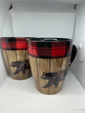 2 White River XL mugs